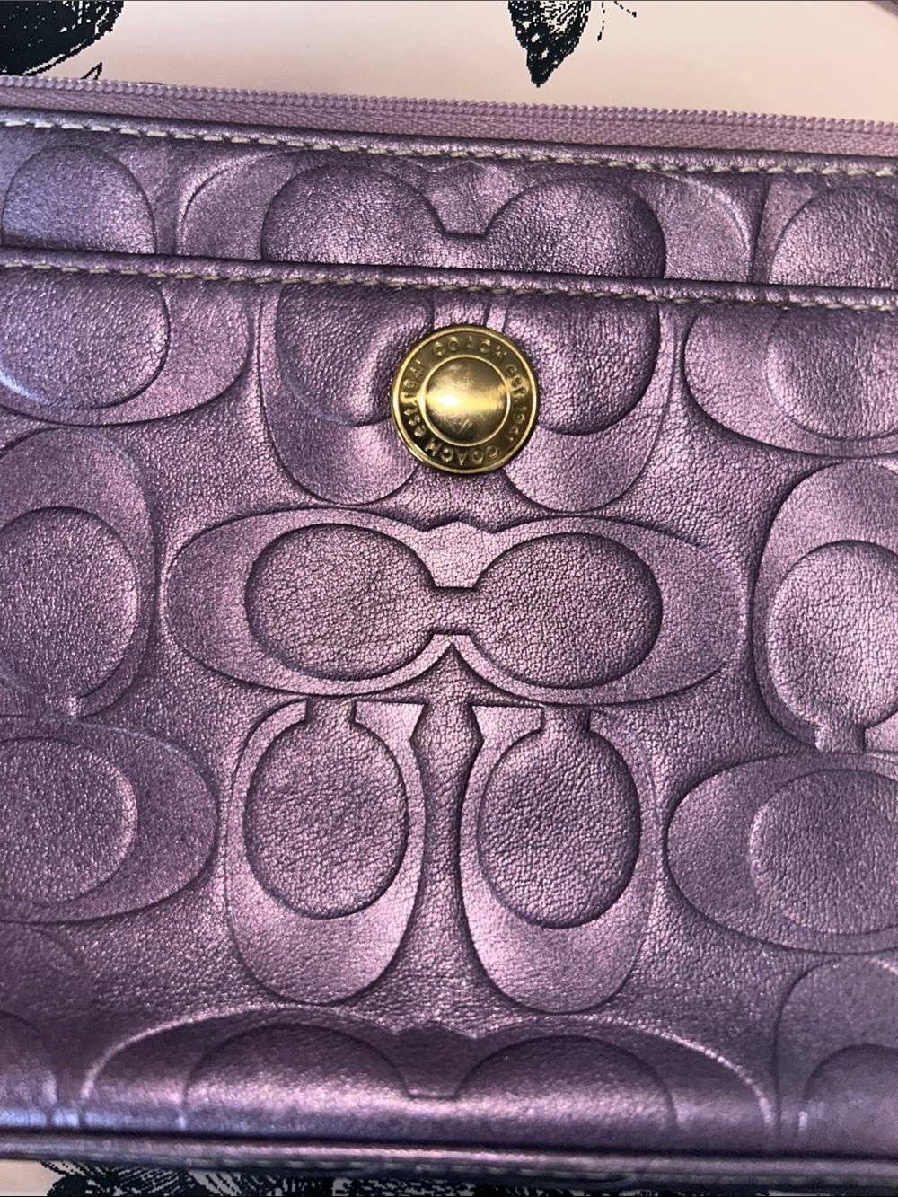 Vintage Coach Wristlet